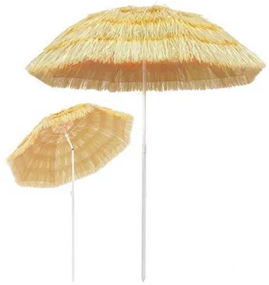 Produktbild von Famanu Sonnenschirm Hawaii-Stil - 180 cm, rund, UV-beständig