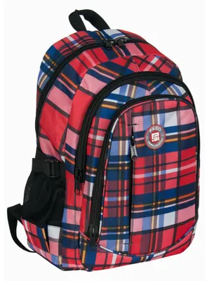Produktbild von Paso Schulrucksack 16-1827B mit mehreren Fächern