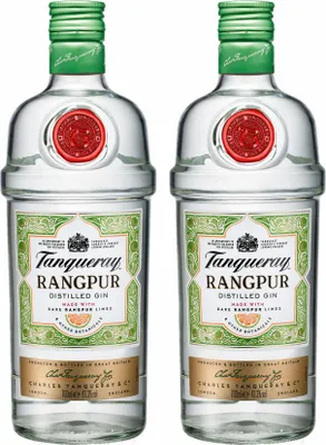 Produktbild von Tanqueray Rangpur, 2er, Destillierter Gin, Alkohol, Alkoholgetränk, Flasche, 41.3%, 700 ml, 734133