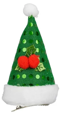 Clip kerstman hoed Grün