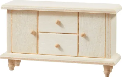 Produktbild von Miniatur Sideboard, 10,2 x 3 x 6 cm, Natur