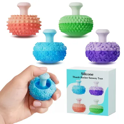 Obrázok produktu pre Sada 4 hračiek na stimuláciu zmyslov pre deti