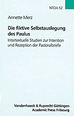 Obrázok produktu pre Die fiktive Selbstauslegung des Paulus