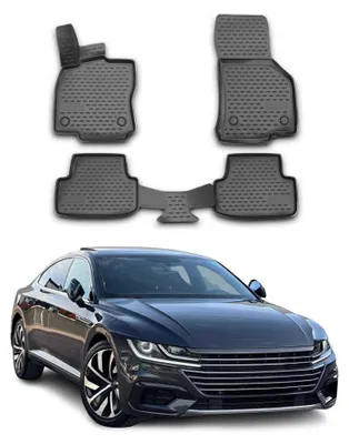 Image de Tapis de Sol pour VW Arteon 2017-2022 Caoutchouc TPE Noir