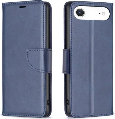 Produktbild von Mobigear Excellent iPhone Air Hülle Klapphülle Geldbörse - Blau