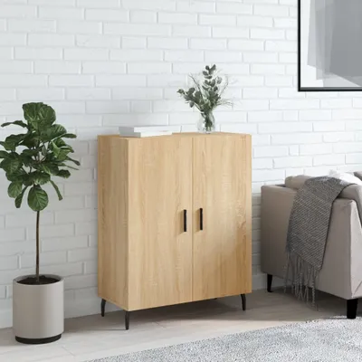 Produktbild von The Living Store Sideboard Sonoma-Eiche 69,5x34x90 cm Holzwerkstoff