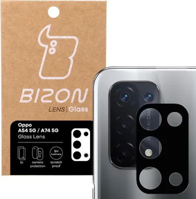 Produktbild von Bizon Glaslinse für Oppo A54 5G / A74 5G, 2 Stück