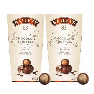 Immagine prodotto di Tartufi al cioccolato Baileys con liquore alla crema Baileys 150g confezione da 2 pezzi