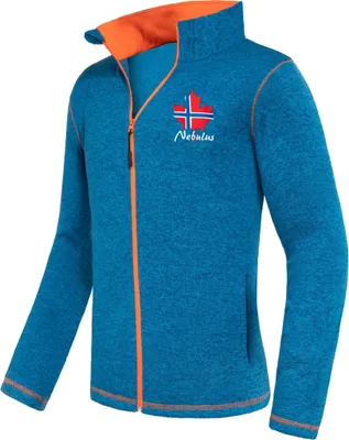 Produktbild von Nebulus Fleecejacke CHIOS Herren, warme Fleece Jacke, mit langem Full-Zip Reißverschluss, P5179 - Herren, malibu-orange, L