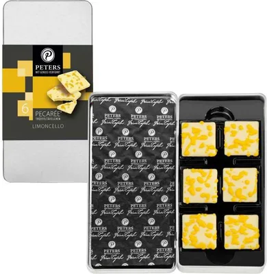 Produktbild von Peters Pecarée Trüffeltäfelchen Limoncello 63g