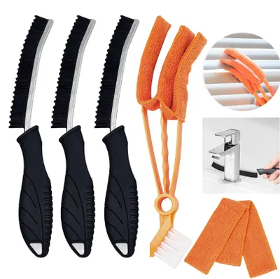 Produktbild von Set mit 3 Fugenreinigungsbürsten und 1 Jalousie-Reinigungsbürste