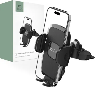 Produktbild von Uchwyt Tech-Protect V3 na telefon do samochodu na napęd CD - czarny