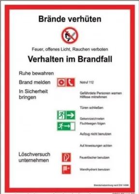 Produktbild von Brandschutzordnung Teil A Schild Kunststoffplatte DIN 14096