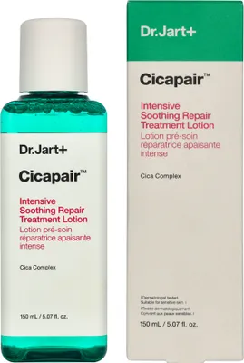 Produktbild von Dr.Jart+ Cicapair Intensive Soothing Repair Treatment Lotion, Gesichtslotion, Frauen, 150 ml, Empflindliche Haut, Beruhigend, Feuchtigkeitsspendend, Verstärkung, Flasche
