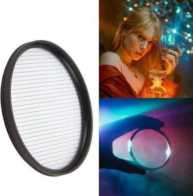 Obrázek produktu pro Modrý efektový filtr 77 mm, kruhový polarizační filtr