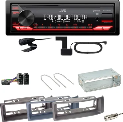 Produktbild von JVC KD-X282DBT Bluetooth DAB USB Einbauset für Renault Megane Scenic 1