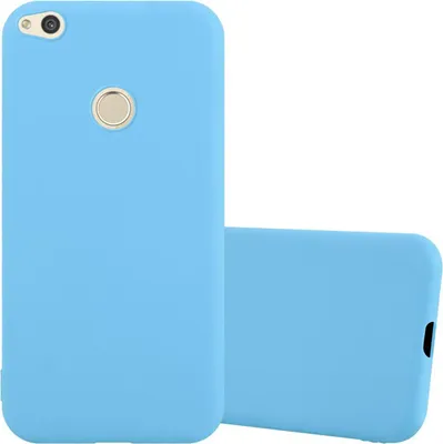 Produktbild von Cadorabo Hülle für Huawei P8 LITE 2017 / P9 LITE 2017 Schutzhülle in Blau Handyhülle TPU Silikon Etui Case Cover
