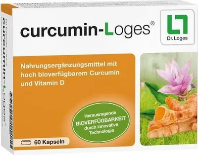 Produktbild von CURCUMIN-LOGES Kapseln 60St PZN 10536664