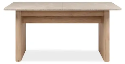 Immagine prodotto di Calicosy - Tavolo da pranzo allungabile - Jackson rovere hickery e travertino L160-200 cm - SAI