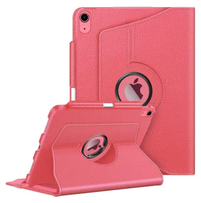 Produktbild von Fintie Hülle für iPad 11 Generation 11 Zoll 2025 (A16), iPad 10 Generation 10.9 Zoll 2022 mit Pencil Halter - Schutzhülle Cover mit 360 Grad drehbarem Ständer und Auto Schlaf/Wach, Pink
