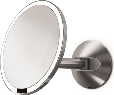 Immagine prodotto di simplehuman Specchio a sensore da 20 cm con supporto a parete - 4,6x4,6x30 cm; ST3003