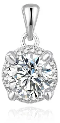 Immagine prodotto di Ciondolo in argento con zirconi AGH765