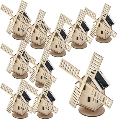 Produktbild von Solar-Windmühle Holland, 10er Set