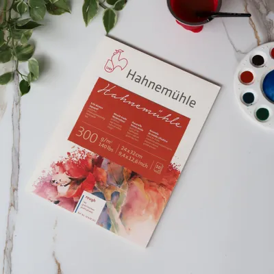 Produktbild von Hahnemühle Aquarellblock - 300 g/m² - matt - 42 x 56 cm - 10 Blatt