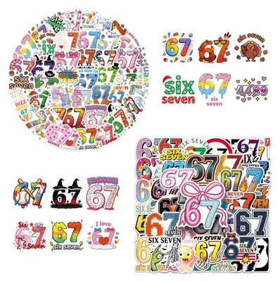 100 Emoticon-Aufkleber, 67 Motive, bunt, 3-8 cm, wasserfest