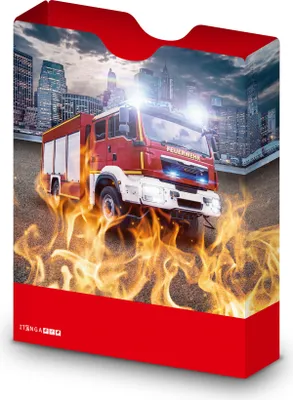 Produktbild von itenga Heftbox DIN A4 Hochformat aus PP Motiv Feuerwehr