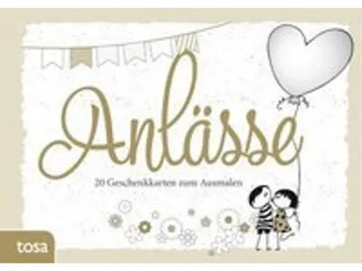 Produktbild von Geschenkkarten zum Ausmalen - Anlässe