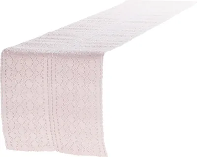 Produktbild von Tischläufer Mirthe Häkel rosa 30x140cm