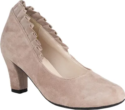 Produktbild von Hirschkogel Pumps Naomi Stein Gr. 36 mit Rüschen und 7cm Absatz für Trachten