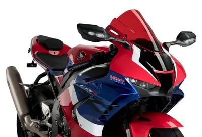 Produktbild von Windschild Puig Z-Racing-Scheibe 335 x 270 mm mit ABE für Honda CBR1000RR-R Fireblade SP, CBR1000RR-R Fireblade Bj. 2020 - 2025