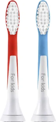 Produktbild von Philips Sonicare For Kids Standard-Bürstenkopf für Schallzahnbürste HX6042/05, 2 Stück(e), Blau, Rot, Weiß, Sonicare for Kids
