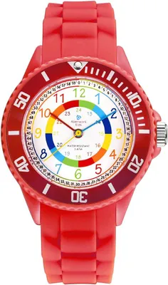 Produktbild von Watch For Kids, Kinderuhr Jungen Mädchen Zeit Lernen Wasserdicht 5 ATM Uhrzeit spielerisch mit Farben lernen Präzises Quarz-Uhrwerk Wasserdicht 5 bar