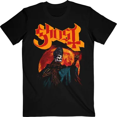 Image de Ghost - T-shirt "Hunter's Moon" pour homme/femme unie RO4841 (M) (Noir)