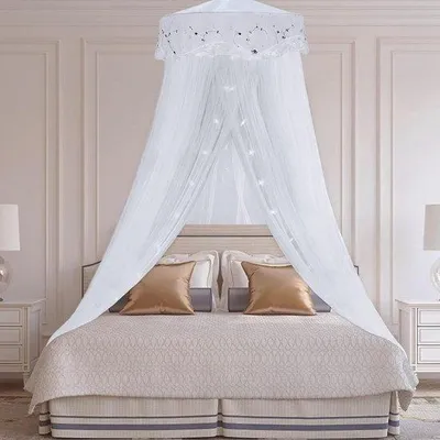 Image de Moustiquaire en gros - Blanche - Lit simple et lit double - Moustiquaire