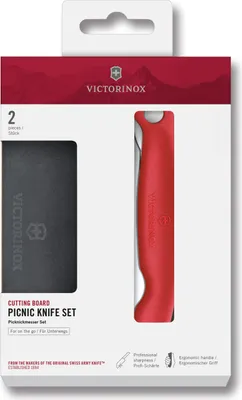 Obrázok produktu pre príbory victorinox - Sada dosiek na krájanie so skladacím stolovým nožom