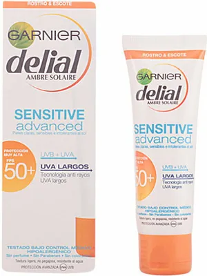 Produktbild von Sonnenschutzcreme für das Gesicht Sensitive Delial SPF 50+ (50 ml)
