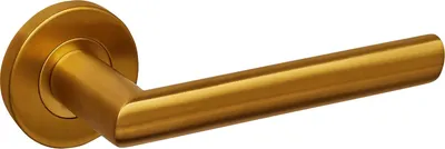 Immagine prodotto di Maniglia per porta Lavuzo Ragusa oro opaco con rosetta rotonda - per set