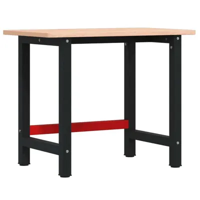 Immagine prodotto di vidaXL Banco da lavoro 100x60x81,5 cm in legno massiccio di faggio rettangolare