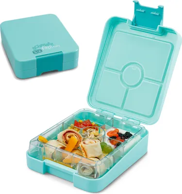 Immagine prodotto di Schmatzfatz Easy, scatola per il pranzo senza BPA, per la merenda, per la scuola, per i viaggi, turchese