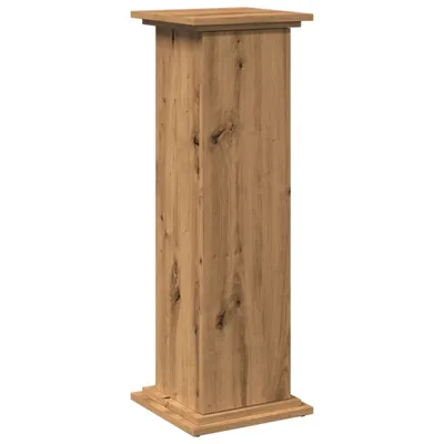 Immagine prodotto di Piedistallo con vano portaoggetti Rovere artigianale 31x30x90 cm Materiale a base di legno