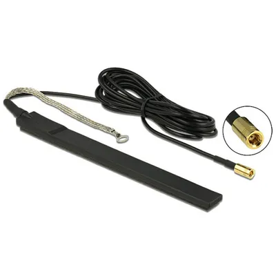 Produktbild von DELOCK DAB-Antenne SMB 23dBi Klebemontage schwarz