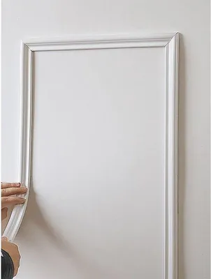 Obrázek produktu pro PVC dekorace na zeď – flexibilní DIY dekorace na zeď – sádrové lišty pro rámování televizní stěny v obývacím pokoji – 3D dekorace na strop pro dvířka skříní a fotorámečky
