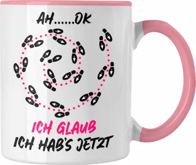 Produktbild von Trendation - Tänzer Tänzerin Tasse Geschenk Sprüche Männer Frauen Tanzlehrer Geschenkidee (Rosa)