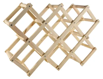 Produktbild von Svenska Living Weinregal aus Holz für 10 Flaschen