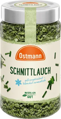 Zdjęcie produktu dla Ostmann liofilizowany szczypiorek jako przyprawa do zup opakowanie 9g