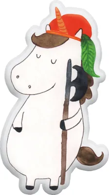 Produktbild von Mr. & Mrs. Panda Kissen Kuscheltier Einhorn Junge 55 cm - Weiß - Geschenk, Kuschelkissen, Plüschtier, Plüschkissen, Zierkissen, Bube, Unicorn, Einhörner, Dekokissen